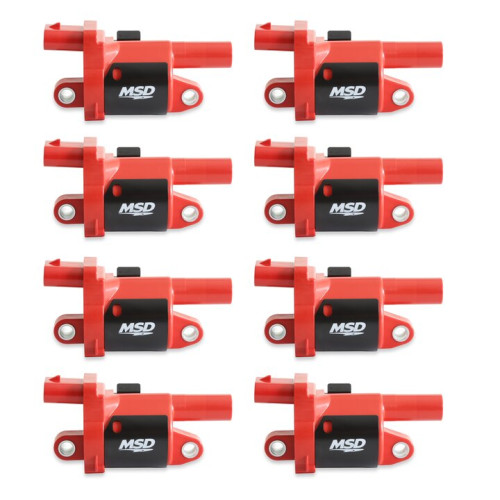 PartzBiz CM: 82688-MSD Ignition Coil - GM Gen V Blaster Series - Gen V Direct Injected Engine - Red - 8-Pack - Round PartzBiz CM: 82688-MSD Ignition Coil - GM Gen V Blaster Series - Gen V Direct Injected Engine - Red - 8-Pack - Round