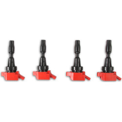 PartzBiz CM 82694 - MSD Ignition Coil - Blaster Series - Fits Hyundai and KIA 1.6L Turbo - Red - 4-Pack PartzBiz CM 82694 - MSD Ignition Coil - Blaster Series - Fits Hyundai and KIA 1.6L Turbo - Red - 4-Pack