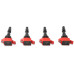 PartzBiz CM: 82694-MSD Ignition Coil - Blaster Series - Fits Hyundai and KIA 1.6L Turbo - Red - 4-Pack PartzBiz CM: 82694-MSD Ignition Coil - Blaster Series - Fits Hyundai and KIA 1.6L Turbo - Red - 4-Pack