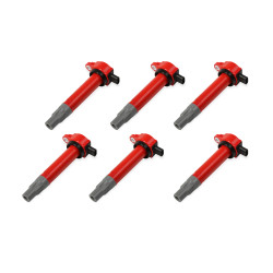 PartzBiz CM 82726 - MSD Ignition Coil - Blaster - Chrysler V6 - Red - 6-Pack