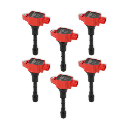 PartzBiz CM: 827916-MSD Ignition Coil - Blaster Series - Fits Nissan/Infiniti 3.5L - Red - 6-Pack PartzBiz CM: 827916-MSD Ignition Coil - Blaster Series - Fits Nissan/Infiniti 3.5L - Red - 6-Pack