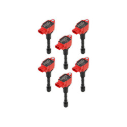 PartzBiz CM 827946 - MSD Ignition Coil - Blaster Series - Fits Nissan/Infiniti 3.7L - Red - 6-Pack PartzBiz CM 827946 - MSD Ignition Coil - Blaster Series - Fits Nissan/Infiniti 3.7L - Red - 6-Pack