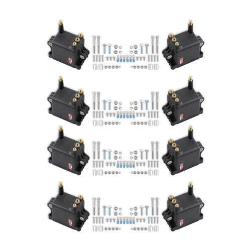PartzBiz CM: 828038-MSD Ignition Coil - High Output - Black - 8-Pack