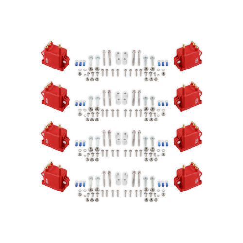 PartzBiz CM: 82808-MSD Ignition Coil - High Output - 8-Pack - Red PartzBiz CM: 82808-MSD Ignition Coil - High Output - 8-Pack - Red