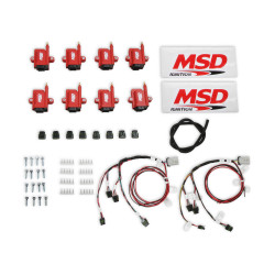 PartzBiz CM 8289-KIT - MSD Ignition Coil - Smart - Big Wire Kit - Red PartzBiz CM 8289-KIT - MSD Ignition Coil - Smart - Big Wire Kit - Red
