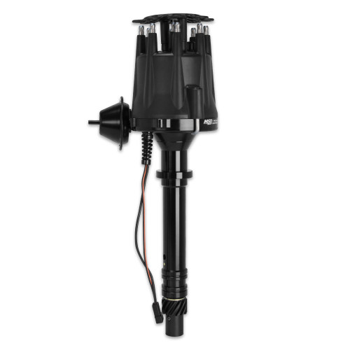PartzBiz CM: 83613-MSD Black Chevy V8 Pro-Billet Distributor with Vacuum Advance PartzBiz CM: 83613-MSD Black Chevy V8 Pro-Billet Distributor with Vacuum Advance