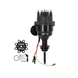 PartzBiz CM 83873 - MSD Black Chrysler 426, 440 Ready-To-Run Distributor PartzBiz CM 83873 - MSD Black Chrysler 426, 440 Ready-To-Run Distributor