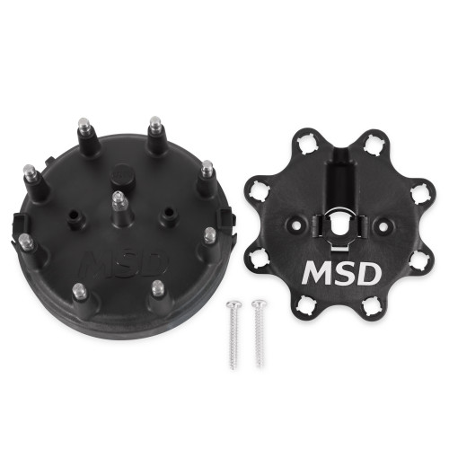 PartzBiz CM: 84083-MSD Distributor Cap - Ford HEI - Black PartzBiz CM: 84083-MSD Distributor Cap - Ford HEI - Black