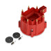 PartzBiz CM: 8411-GM HEI Distributor Cap, Red PartzBiz CM: 8411-GM HEI Distributor Cap, Red
