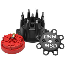 PartzBiz CM 84317 - Black Small Diameter Cap and Rotor Kit PartzBiz CM 84317 - Black Small Diameter Cap and Rotor Kit