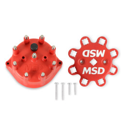 PartzBiz CM 8431 - Red Distributor Cap PartzBiz CM 8431 - Red Distributor Cap