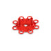 PartzBiz CM: 8433-MSD Distributor Cap - V8 - HEI Terminals - Red - Spark Plug Wire Retainer PartzBiz CM: 8433-MSD Distributor Cap - V8 - HEI Terminals - Red - Spark Plug Wire Retainer