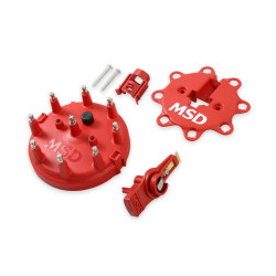 PartzBiz CM 8482 - Distributor Cap and Rotor Kit, MSD/Ford V8 TFI, '85-'95 PartzBiz CM 8482 - Distributor Cap and Rotor Kit, MSD/Ford V8 TFI, '85-'95