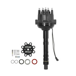 PartzBiz CM 85703 - MSD Black Small Diameter Chevy V8 Pro-Billet Distributor PartzBiz CM 85703 - MSD Black Small Diameter Chevy V8 Pro-Billet Distributor
