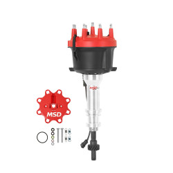PartzBiz CM 85805 - Ford 351W w/Edelbrock Victor Jr Billet Distributor PartzBiz CM 85805 - Ford 351W w/Edelbrock Victor Jr Billet Distributor