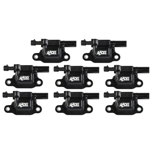 PartzBiz CM: 140081-8-ACCEL Gen V GM Coils, 2014 and Up, Black, Square - 8 Pack PartzBiz CM: 140081-8-ACCEL Gen V GM Coils, 2014 and Up, Black, Square - 8 Pack