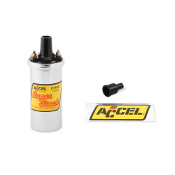 PartzBiz CM 8140C - คอยล์จุดระเบิด ACCEL - Chrome - 42000v 1.4 ohm primary - Points - ดีถึง 6500 RPM PartzBiz CM 8140C - คอยล์จุดระเบิด ACCEL - Chrome - 42000v 1.4 ohm primary - Points - ดีถึง 6500 RPM