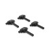 PartzBiz CM: 140089K-4-Accel Ignition Coils - Fits Subaru, Scion and Toyota 2.0L Boxer 2015-2019, Black, 4-Pack