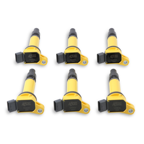 PartzBiz CM: 140630-6-คอยล์จุดระเบิด ACCEL - SuperCoil - เหมาะกับ 2009-2013 Toyota - 2.5/2.7L I4 - 2.5/3.5/4.0L V6 - 4.6/5.0/5.7L V8 - 6-Pack PartzBiz CM: 140630-6-คอยล์จุดระเบิด ACCEL - SuperCoil - เหมาะกับ 2009-2013 Toyota - 2.5/2.7L I4 - 2.5/3.5/4.0L V6 - 4.6/5.0/5.7L V8 - 6-Pack