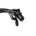 PartzBiz CM: 4041K-Spark Plug Wire Set- 8mm - Black Wire with Black 90 Deg Boots
