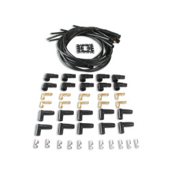 PartzBiz CM 4040K - ชุดสายหัวเทียน - 8 มม. - ลวดสีดำพร้อมบู๊ทตรงสีดำ PartzBiz CM 4040K - ชุดสายหัวเทียน - 8 มม. - ลวดสีดำพร้อมบู๊ทตรงสีดำ