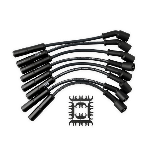 PartzBiz CM: 9059CK-Spark Plug Wire Set - Extreme 9000 Black Ceramic Boot - GM 4.8/5.3/6.0/6.2L PartzBiz CM: 9059CK-Spark Plug Wire Set - Extreme 9000 Black Ceramic Boot - GM 4.8/5.3/6.0/6.2L