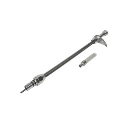 PartzBiz CM 22165 - B&M Automatic Transmission Dipstick & Tube - Billet Aluminum/Stainless Steel Braided PartzBiz CM 22165 - B&M Automatic Transmission Dipstick & Tube - Billet Aluminum/Stainless Steel Braided