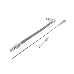 PartzBiz CM 22166 - B&M Automatic Transmission Dipstick & Tube - Billet Aluminum/Stainless Steel Braided PartzBiz CM 22166 - B&M Automatic Transmission Dipstick & Tube - Billet Aluminum/Stainless Steel Braided