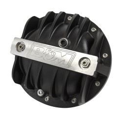 PartzBiz CM 71502 - B&M Hi-Tek Aluminum Differential Cover for GM 10-Bolt - Black