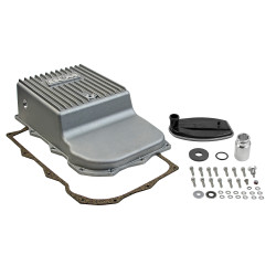 PartzBiz CM 70395 - B&M Hi-Tek Deep Heavy Duty Transmission Pan -  Aluminum