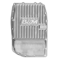 PartzBiz CM 70392 - B&M Hi-Tek Deep Transmission Pan -  Aluminum - 6L80E