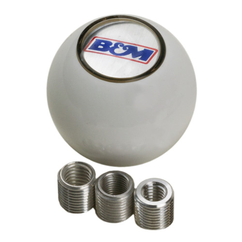 PartzBiz CM: 46110-B&M White Shifter Knob PartzBiz CM: 46110-B&M White Shifter Knob