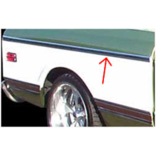 PartzBiz CM: MFS8000-Brothers Trucks Bed Molding - Upper - Shortbed