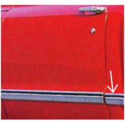 PartzBiz CM LSM13RH - Brothers Trucks Cab Molding