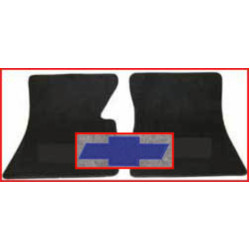 PartzBiz CM EMF2500-2CHARCOAL - Brothers Trucks พรมปูพื้น - รถกระบะ - โลโก้ 