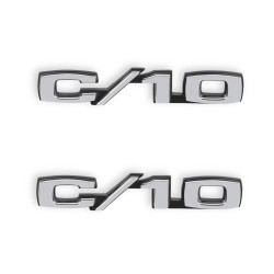 PartzBiz CM 04-580 - BROTHERS Trucks C/K Fender Badge Pair - C/10