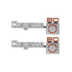 PartzBiz CM 04-540 - BROTHERS Trucks C/K Fender Badge Pair - Cheyenne 20
