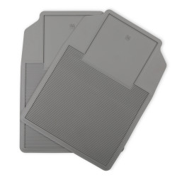 PartzBiz CM 05-100GR - BROTHERS Trucks C/K Floor Mat Set - Light Gray