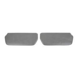 PartzBiz CM 05-362 - BROTHERS Trucks C/K Foamback Sunvisor Pair - Vinyl - Charcoal