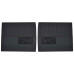 PartzBiz CM: QDP0054BLACK-Brothers Trucks Custom Sport Door Panels - Black with Black Stitching