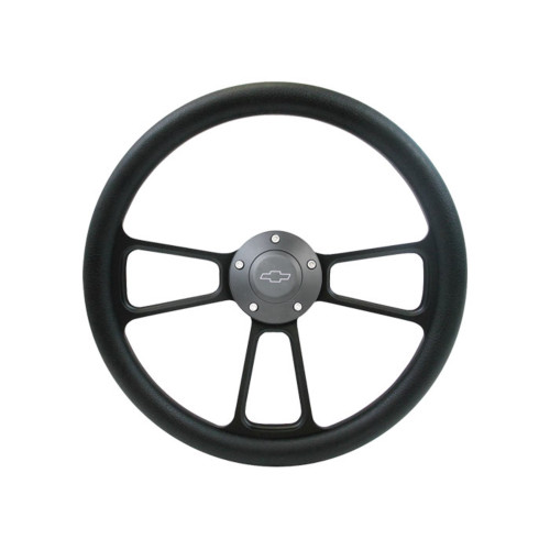 PartzBiz CM: STRF8BB170-73-Brothers Trucks Custom Steering Wheels - Black / Black - Bowtie PartzBiz CM: STRF8BB170-73-Brothers Trucks Custom Steering Wheels - Black / Black - Bowtie