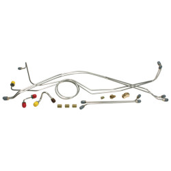 PartzBiz CM DBBL59T - Brothers Trucks Front Disc Brake Conversion Brake Lines - Firewall Mount - Power - OE PartzBiz CM DBBL59T - Brothers Trucks Front Disc Brake Conversion Brake Lines - Firewall Mount - Power - OE