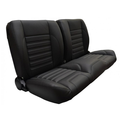PartzBiz CM: QSBNH87BLACK-Brothers Trucks Split-Bench Seat - Sport - Black with Black Stitching PartzBiz CM: QSBNH87BLACK-Brothers Trucks Split-Bench Seat - Sport - Black with Black Stitching