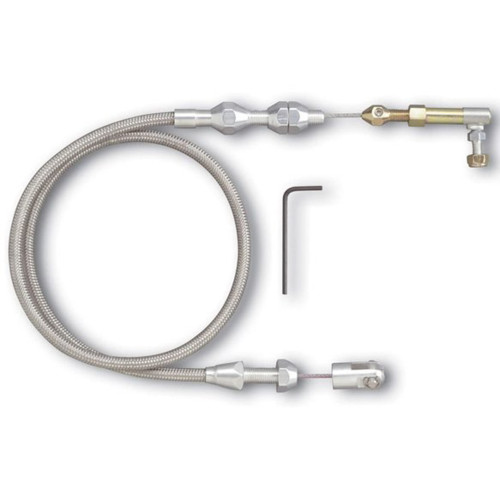 PartzBiz CM: TCAU024STAINLESS-Lokar ชุดสายคันเร่งอเนกประสงค์ 2 นิ้ว