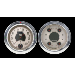 PartzBiz CM CT54AN62 - อาเมอร์ทุกคน แพ็คเกจรถบรรทุก Chevy นิกเกิล 54-55 พร้อม Speedtachular