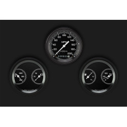PartzBiz CM AX04GBLF - AutoCross Gray Three Gauge Set