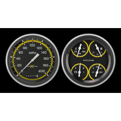 PartzBiz CM CH51AXY52-LS - AutoCross สีเหลือง 1951-52 รถ Chevy แพคเกจ LS หน่วยส่ง