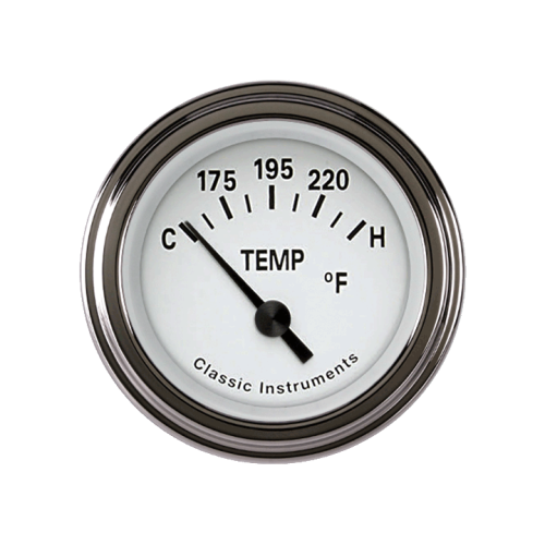 PartzBiz CM: TE26WSLF-Tetra Series, White Temp Gauge PartzBiz CM: TE26WSLF-Tetra Series, White Temp Gauge
