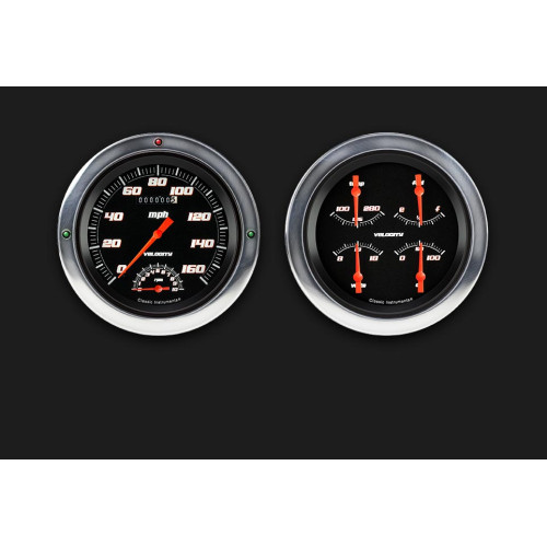 PartzBiz CM: CT54VSB62-Velocity Series Black 1954-55 Chevy Truck Package w/ Speedtachular