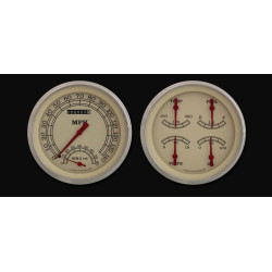 PartzBiz CM VT62SLF - Vintage Series Two Gauge Set
